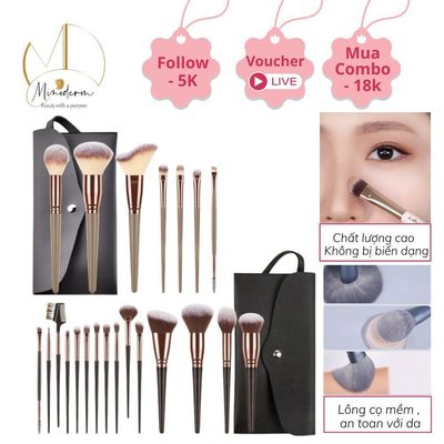 Bộ cọ trang điểm BEABIAI làm đẹp chuyên nghiệp, tán mịn, không bám vết