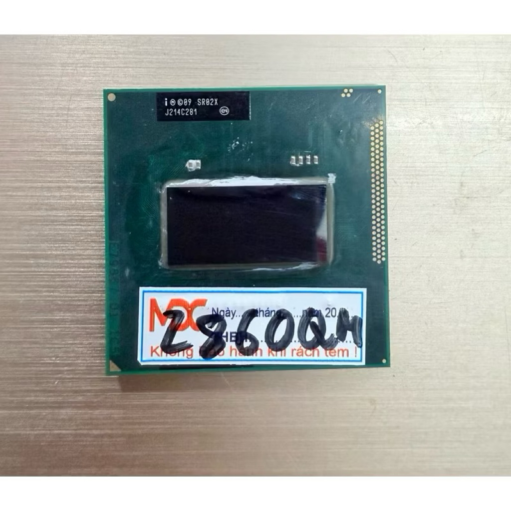 CPU LAPTOP Core i7 Thế Hệ 2 2860QM
