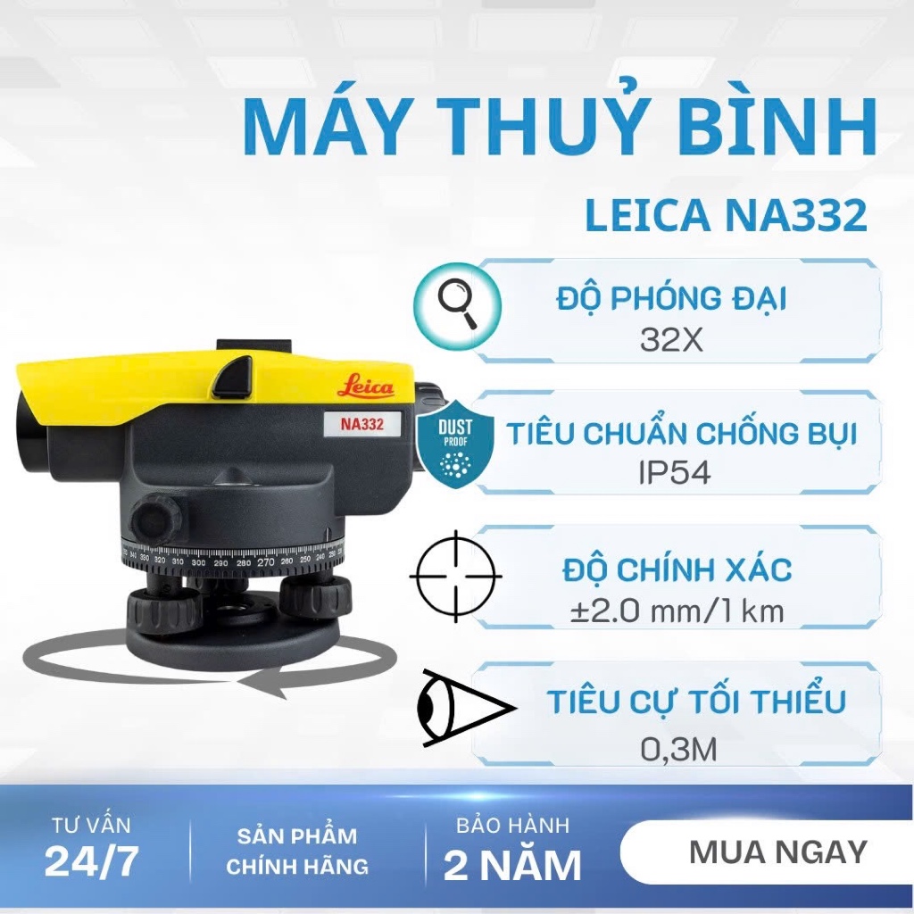 Máy Thuỷ Bình LEICA NA332
