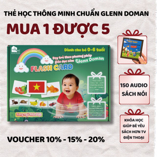 Bộ thẻ học thông minh cho bé,  Flashcard cho bé, đồ chơi giáo dục sớm  Annambooks