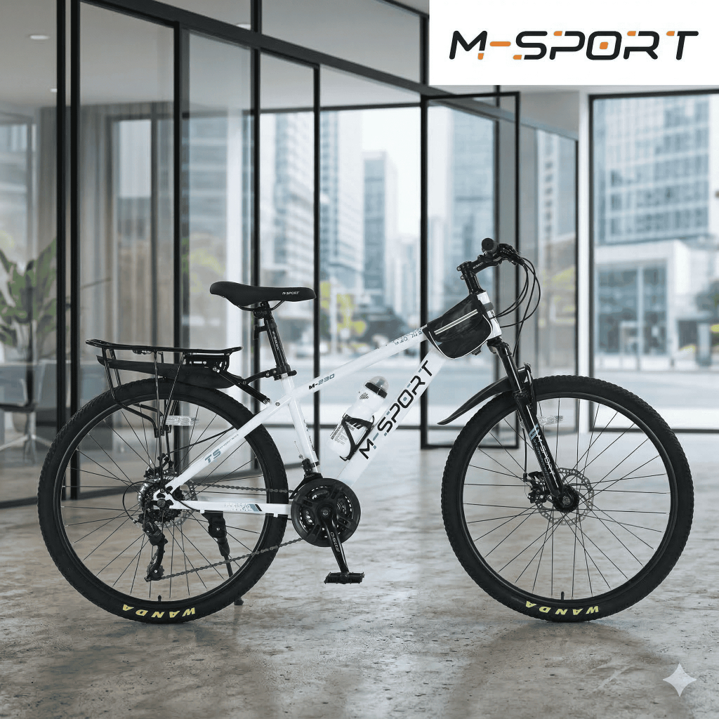 [Full Phụ Kiện] Xe Đạp Thể Thao M-Sport M230-1 26inch Kèm Baga Sau BH 12 Tháng Đổi Trả 15 Ngày