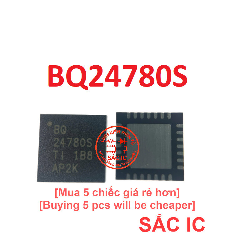 [BQ19] BQ24780S 24780 24780S ic quản lý nguồn laptop - Mới nguyên bản - Original NEW