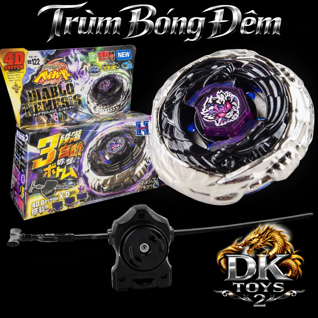 Con quay vô cực Trùm Bóng Tối. Con quay DIABLO NEMESIS 2.