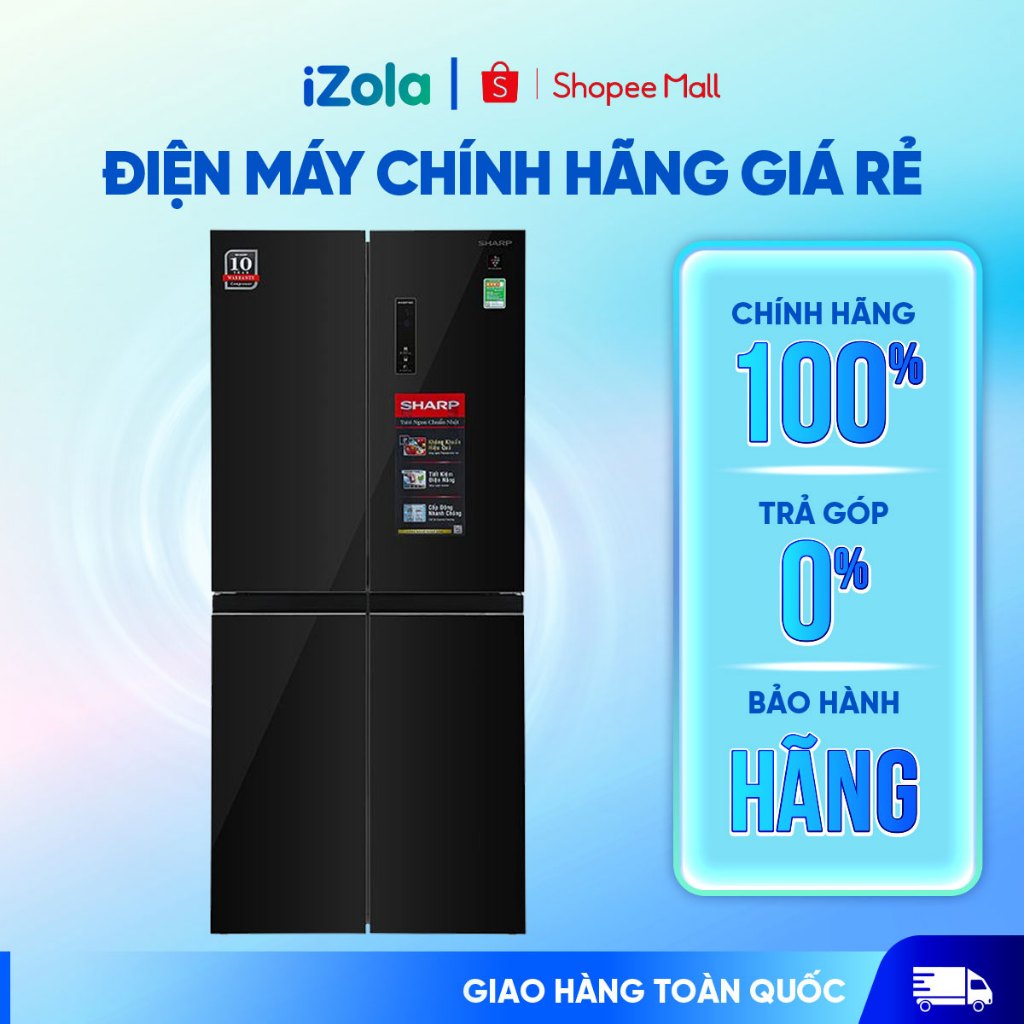 SJ-FXP510VG-BK - Tủ lạnh Sharp Inverter Multi Door 421 lít SJ-FXP510VG-BK - Hàng chính hãng