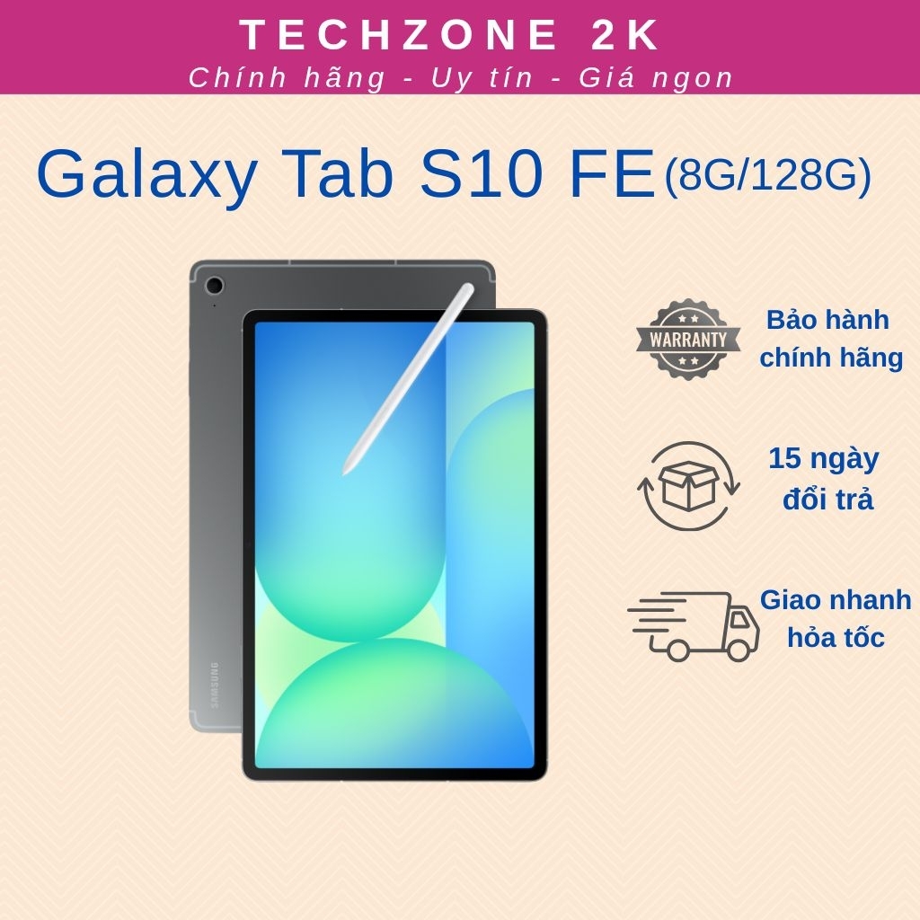 Máy tính bảng Samsung Galaxy Tab S10 FE 8G/128G