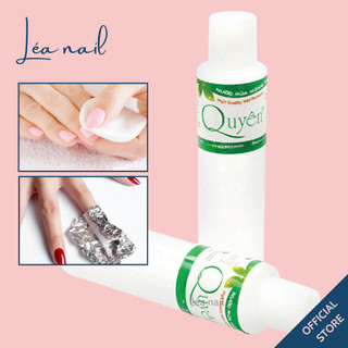 Nước rửa móng Quyên loại A 125ml chính hãng - Dung dịch aceton tẩy sạch sơn gel lành tính cho da làm nails