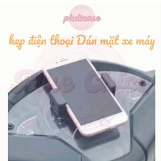 Giá đỡ điện thoại xe máy, kẹp điện thoại xe máy gọn tiện lợi dành cho biker, băng dính 3M(PKDT case)