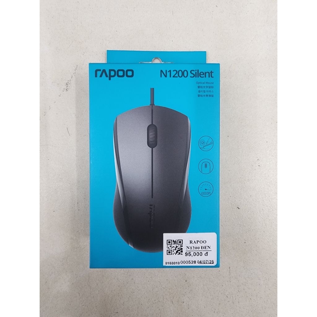 Chuột Có dây Silent Rapoo N1200