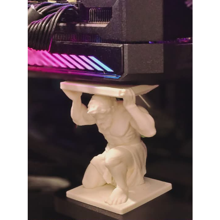 Mô Hình Giá Đỡ VGA - Giá Đỡ Card Màn Hình Chống Xệ Build PC - Decor Góc Máy