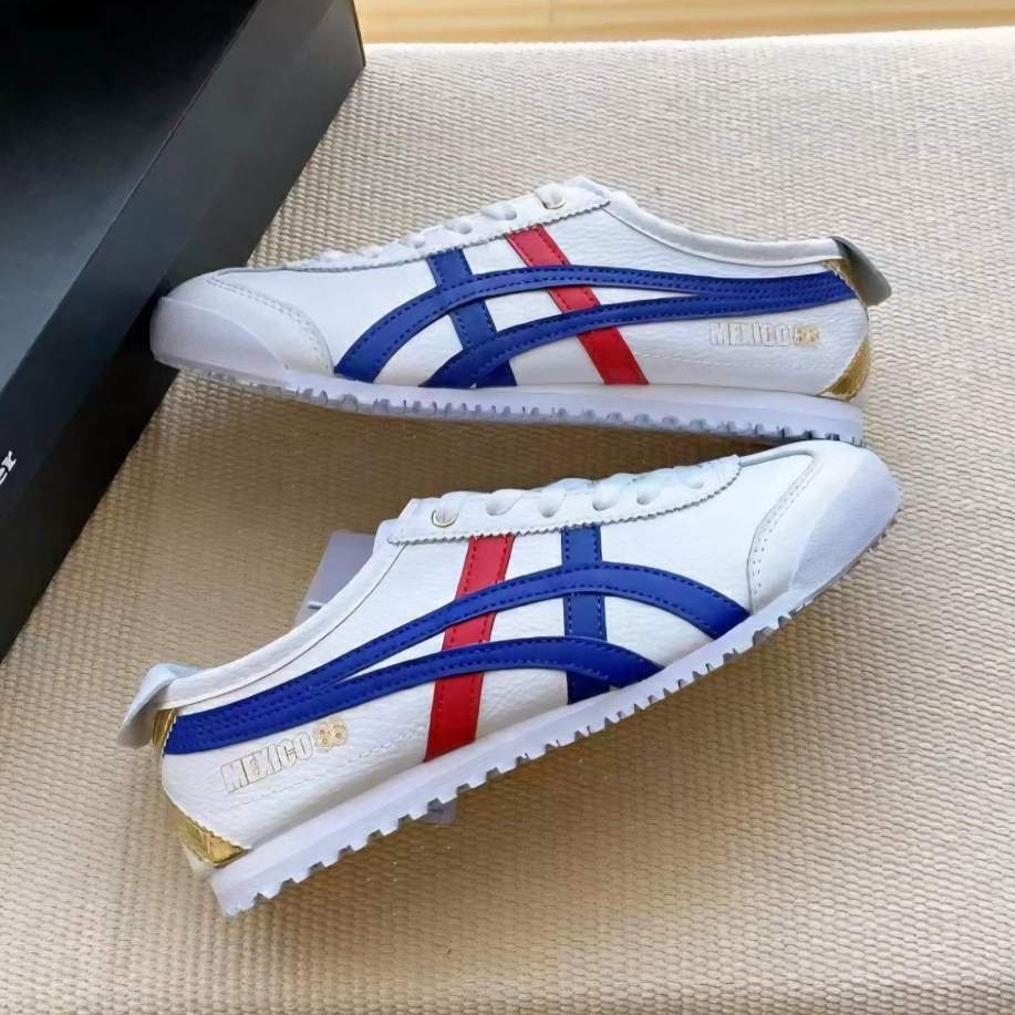 [Chính Hãng SALE] Giày Onitsuka Mexico White Dark Blue Sneaker Daily
