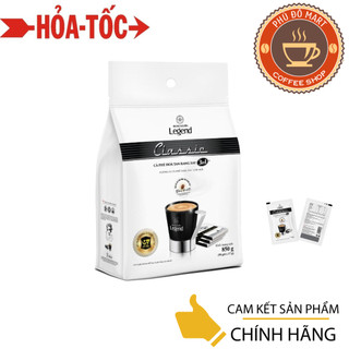 Cà phê sữa hòa tan trung nguyên legend classic - bịch 50 gói .