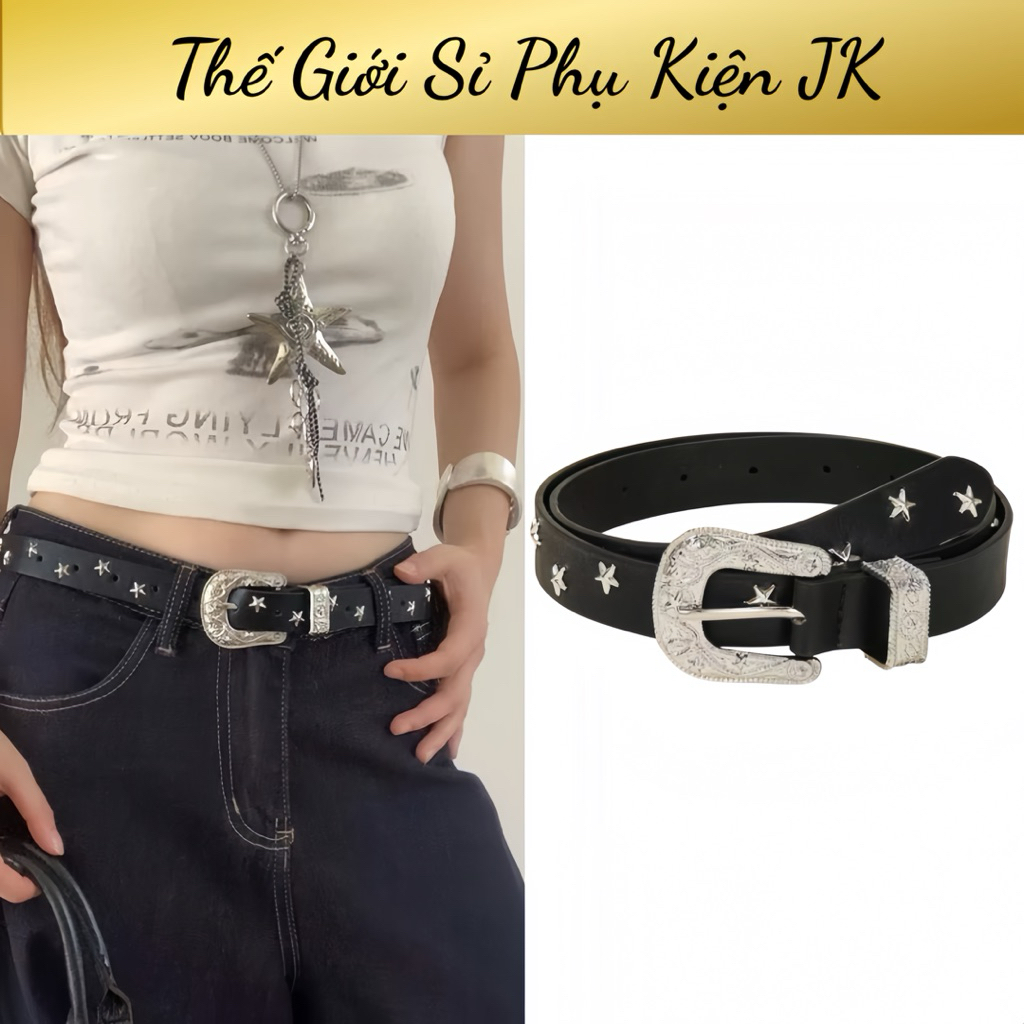 Thắt lưng trang trí theo phong cách Ins độc đáo phong cách Kuu Clothes cổ điển âu mỹ- Thắt Lưng Y2K 