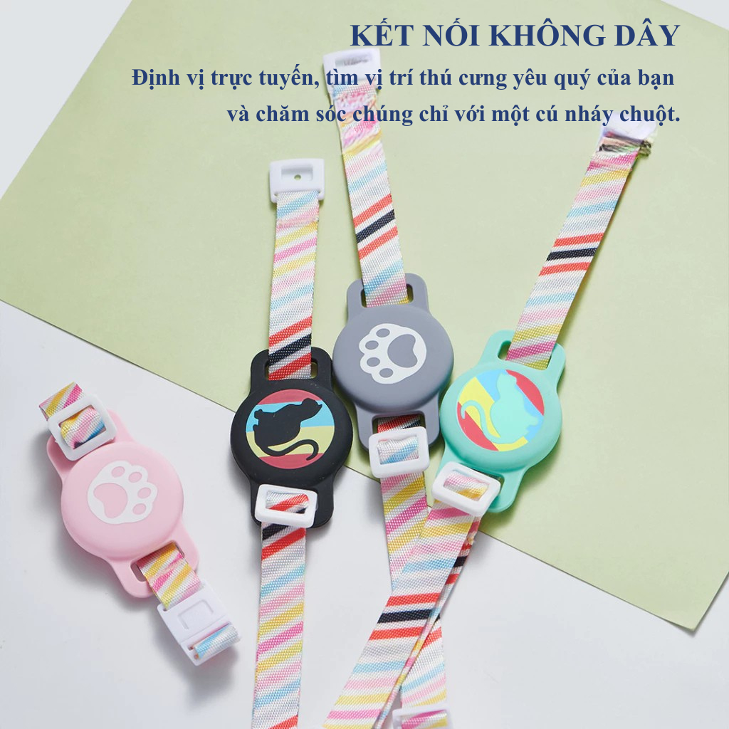 [iOS Only] Bộ Theo Dõi Vòng Cổ Thú Cưng Bluetooth, Thiết Bị Chống Thất Lạc, MiLi Mitag Smart Tag, Ph