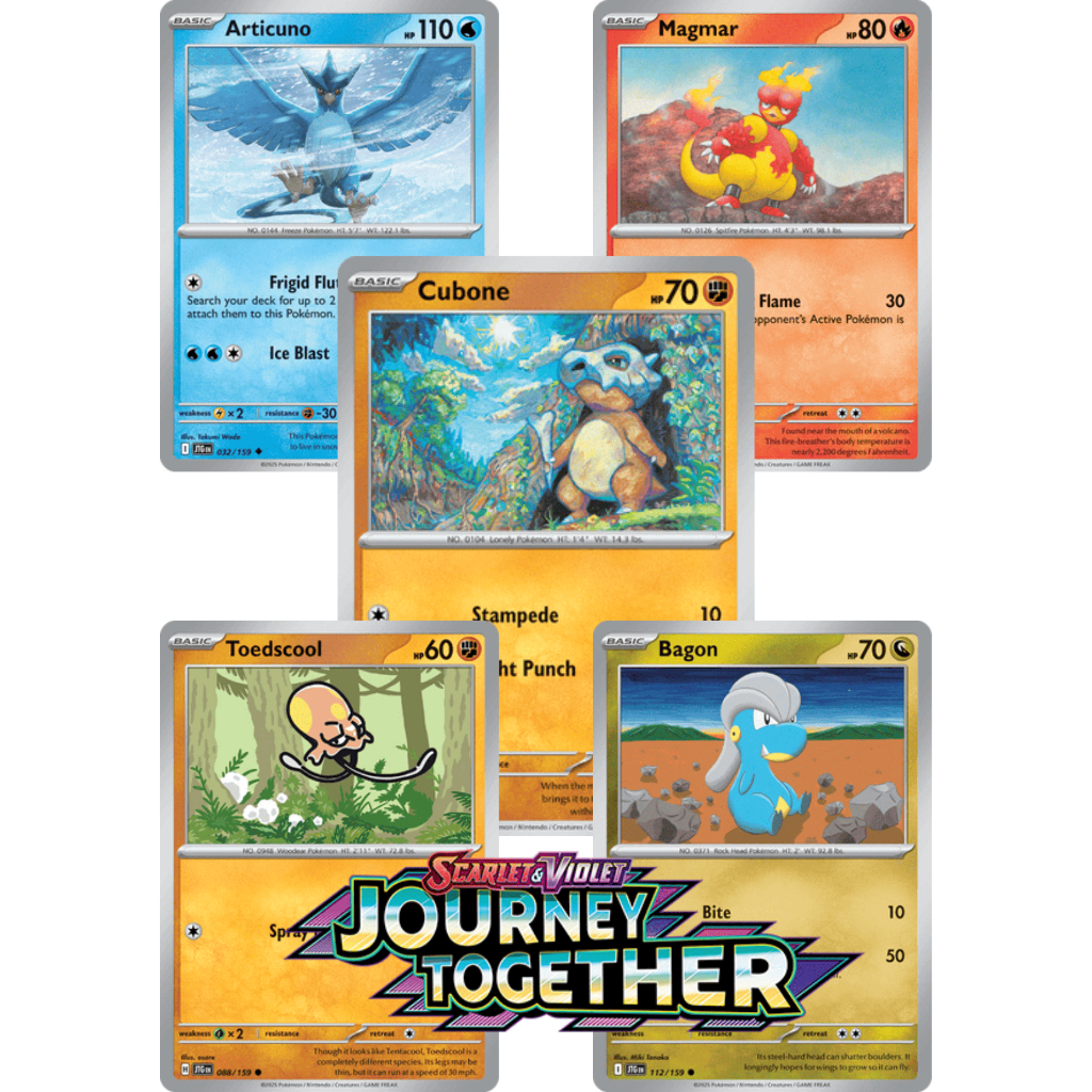 [Thẻ bài Pokemon EN] Pokémon Journey Together (JTG) FULL SET COMMON ENGLISH