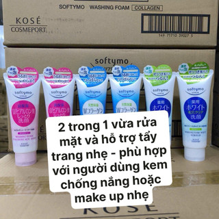Sữa rửa mặt Kose Softymo 190g/220g Nhật Bản