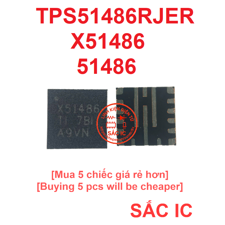 [TPS46] TPS51486RJER TPS51486 51486 ic nguồn trên bo mạch - Mới nguyên bản - Original NEW