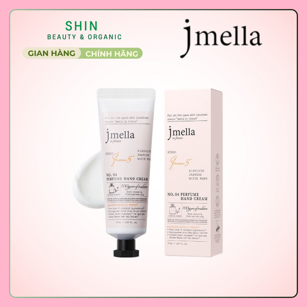 Kem Dưỡng Da Tay Jmella Hương Hoa Hồng Ngọt Ngào 50ml