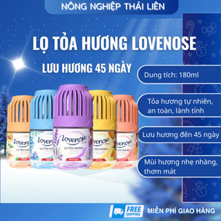 [New] Lọ tỏa hương Lovenose 180ml hương thơm tự nhiên dễ chịu khử mùi sáp thơm phòng thế hệ mới