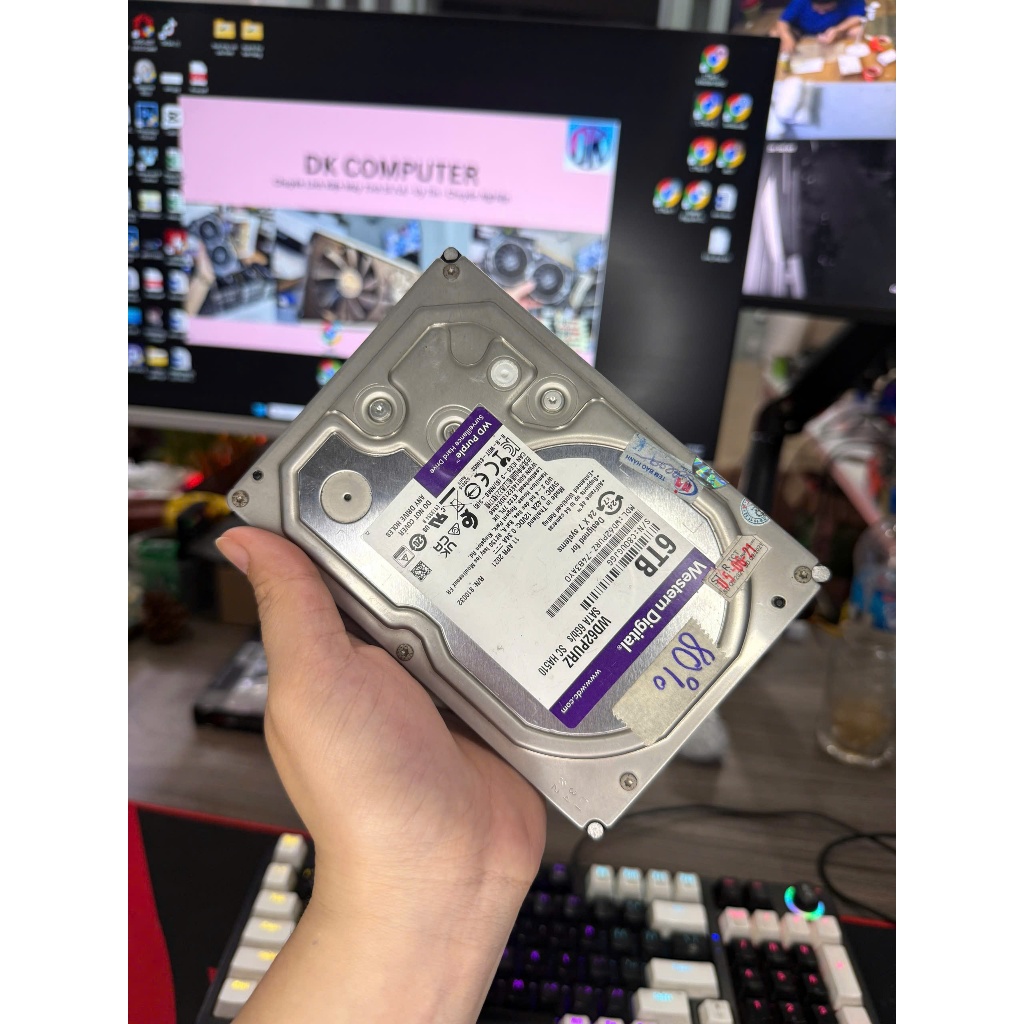 Ổ cứng HDD Western Digital Purple 6TB (WD62PURZ) chuyên dụng cho hệ thống giám sát