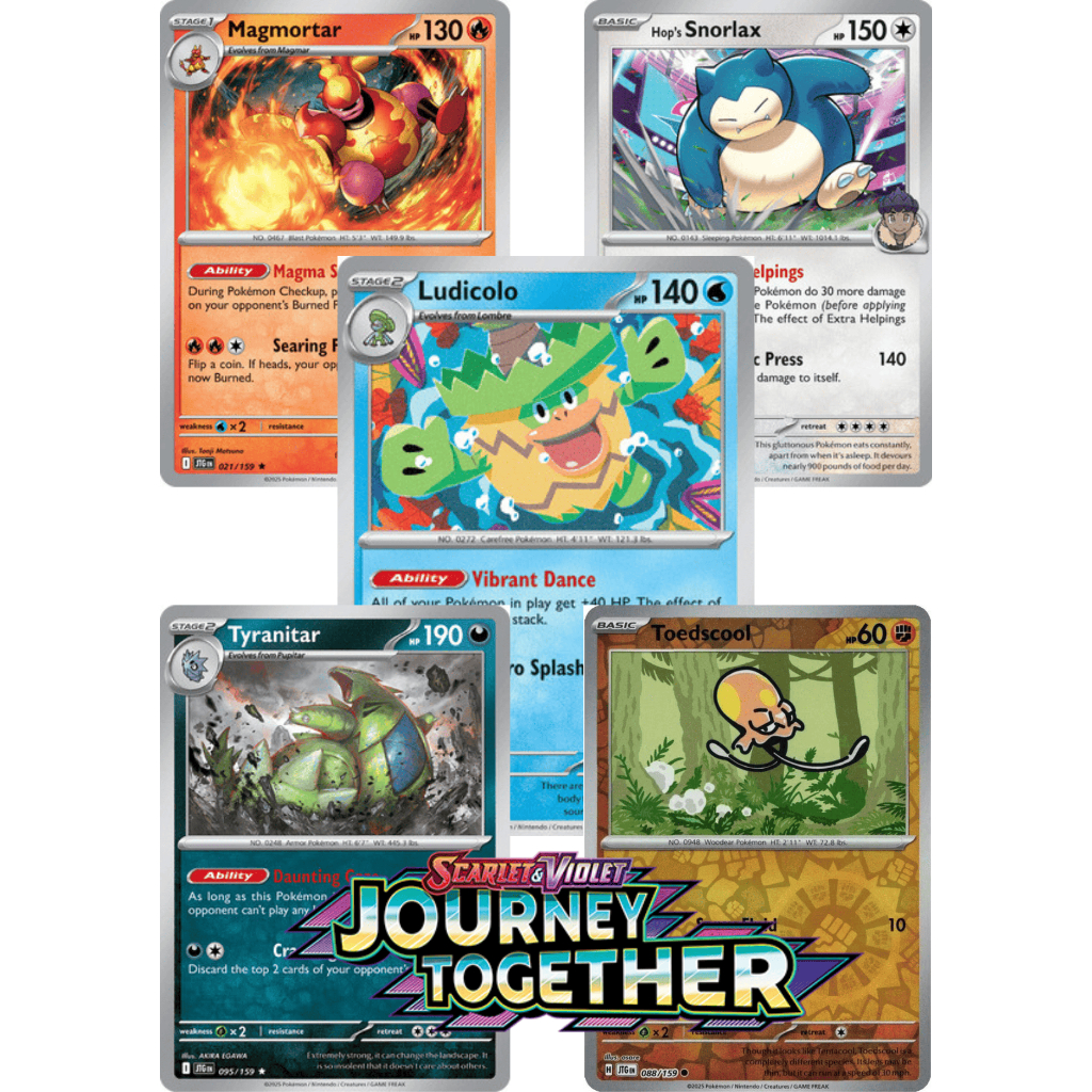 [Thẻ bài Pokemon EN] Pokémon Journey Together (JTG) FULL SET HOLO & REVERSE HOLO ENGLISH
