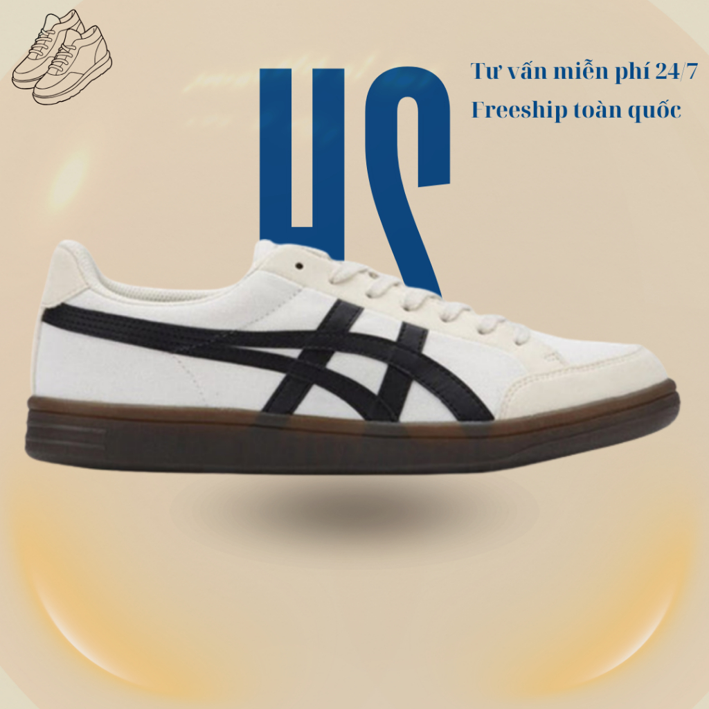 [ Best Quality ] Giày Onitsuka_Tiger Advanti Cream Black Full Box