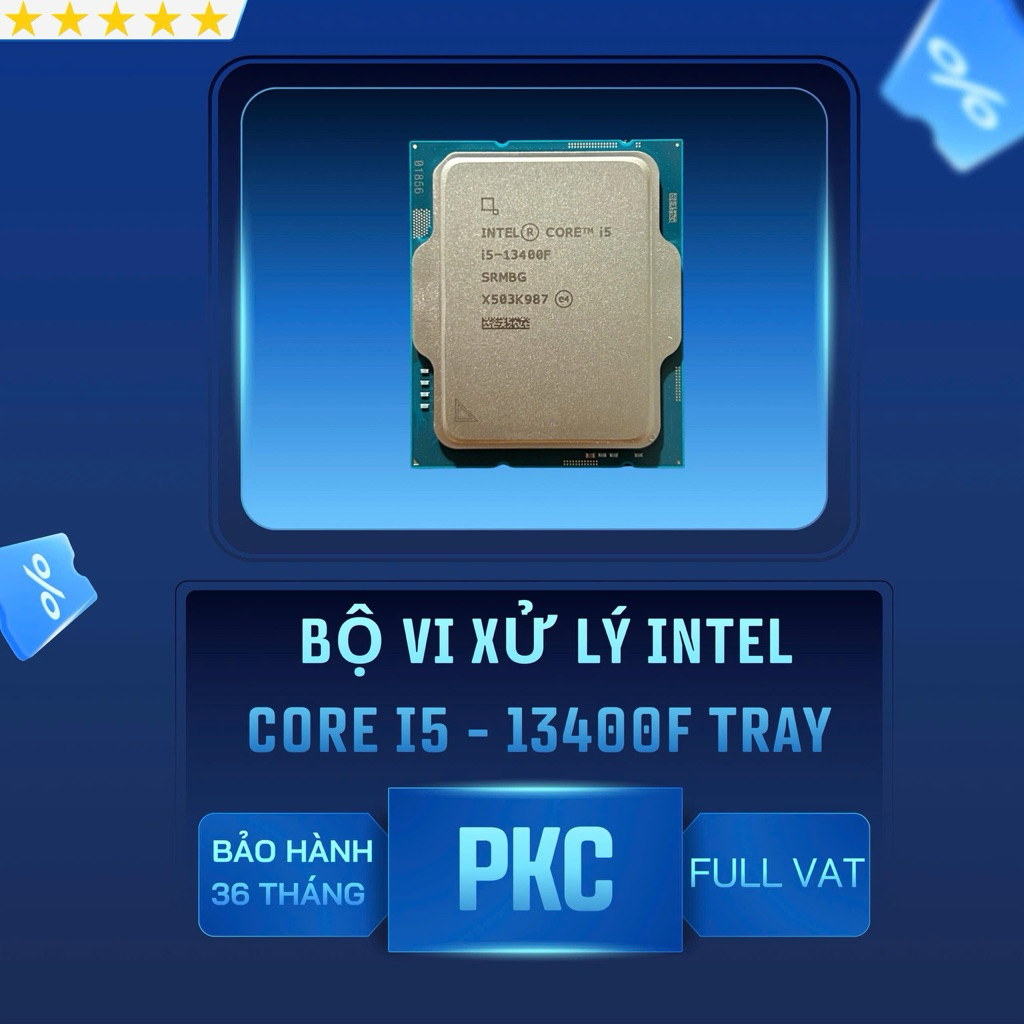 [Full Vat] Chip vi xử lý Cpu Intel Core I5 13400F tray new