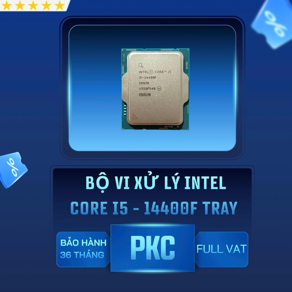 [FULL VAT] Chip vi xử lý Cpu Intel Core I5 14400F tray new