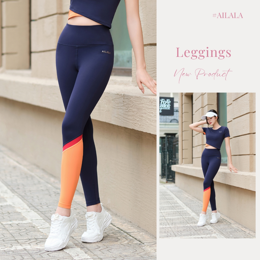 Quần Thể Thao Yoga Gym AiLALA QLUX11, Legging Cạp Cao, Chất Liệu Cao Cấp Thoáng Khí