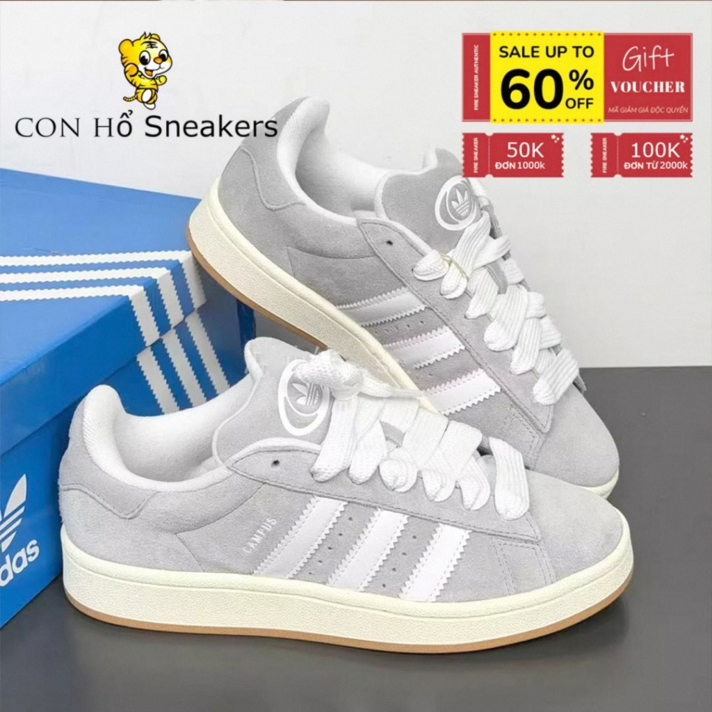 Giày Thể Thao Adidas Campus 00s HQ8707 – Retro Thời Trang, Êm Ái, Dễ Phối Đồ Nam Nữ