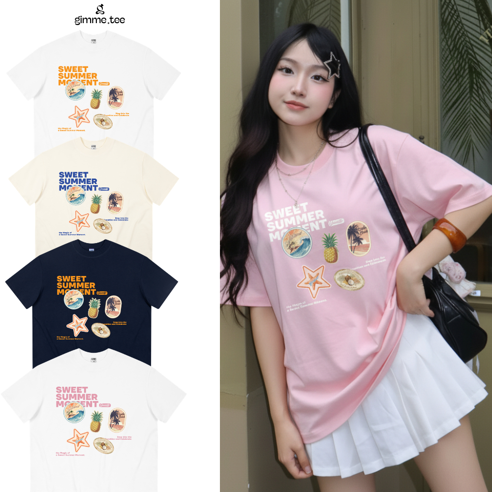 [Hàng Mới] Áo Thun Boxy Gimme - BST MÙA HÈ  - Premium 100% Cotton 2 Chiều 250gsm - Áo Thun Unisex - 