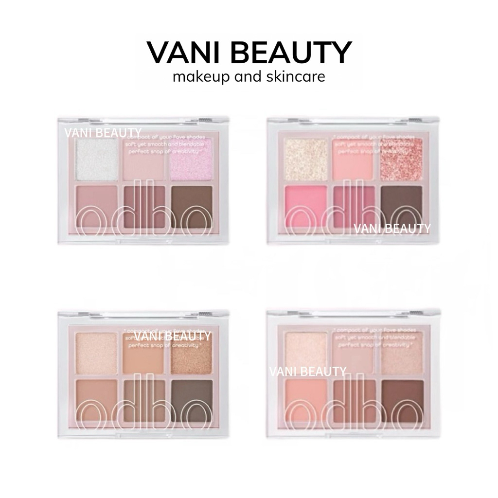 Bảng phấn mắt Odbo 6 ô Odbo Signature Eyeshadow Palette 4.8g