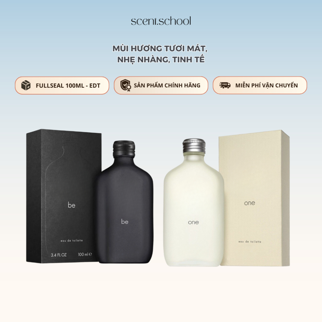 Nước hoa fullseal CK Be/ One 100ml EDT chính hãng - Mùi hương tươi mát, phóng khoáng và nhẹ nhàng | 