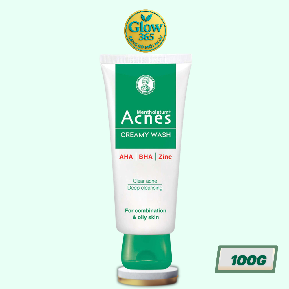 Sữa rửa mặt ngăn ngừa mụn Acnes Creamy Wash 100g