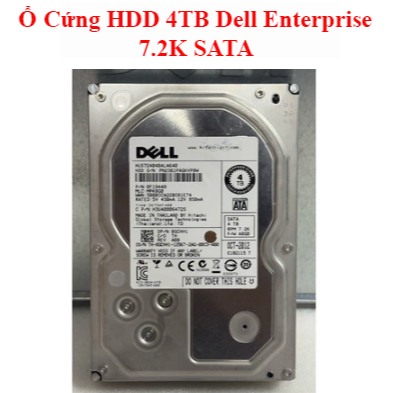 Ổ Cứng HDD Dell Enterprise 4TB 7.2K SATA – Ổ Cứng Server Chính Hãng Giá Tốt