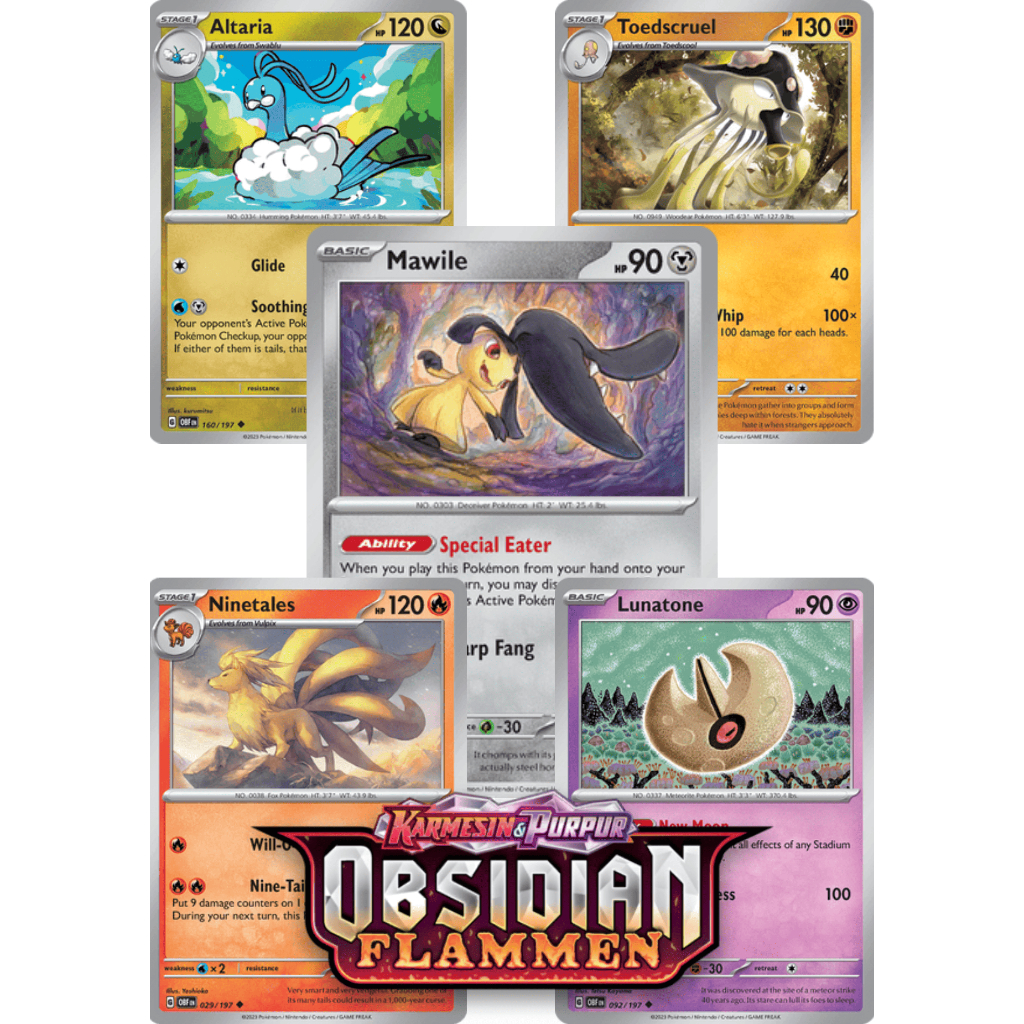 [Thẻ bài Pokemon EN] Pokémon Obsidian Flames (OBF) FULL SET COMMON ENGLISH