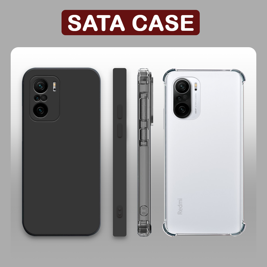 Ốp lưng cho Redmi K40, K40 Pro, K40 Gaming trong suốt chống sốc, đen nhám tpu cho điện thoại