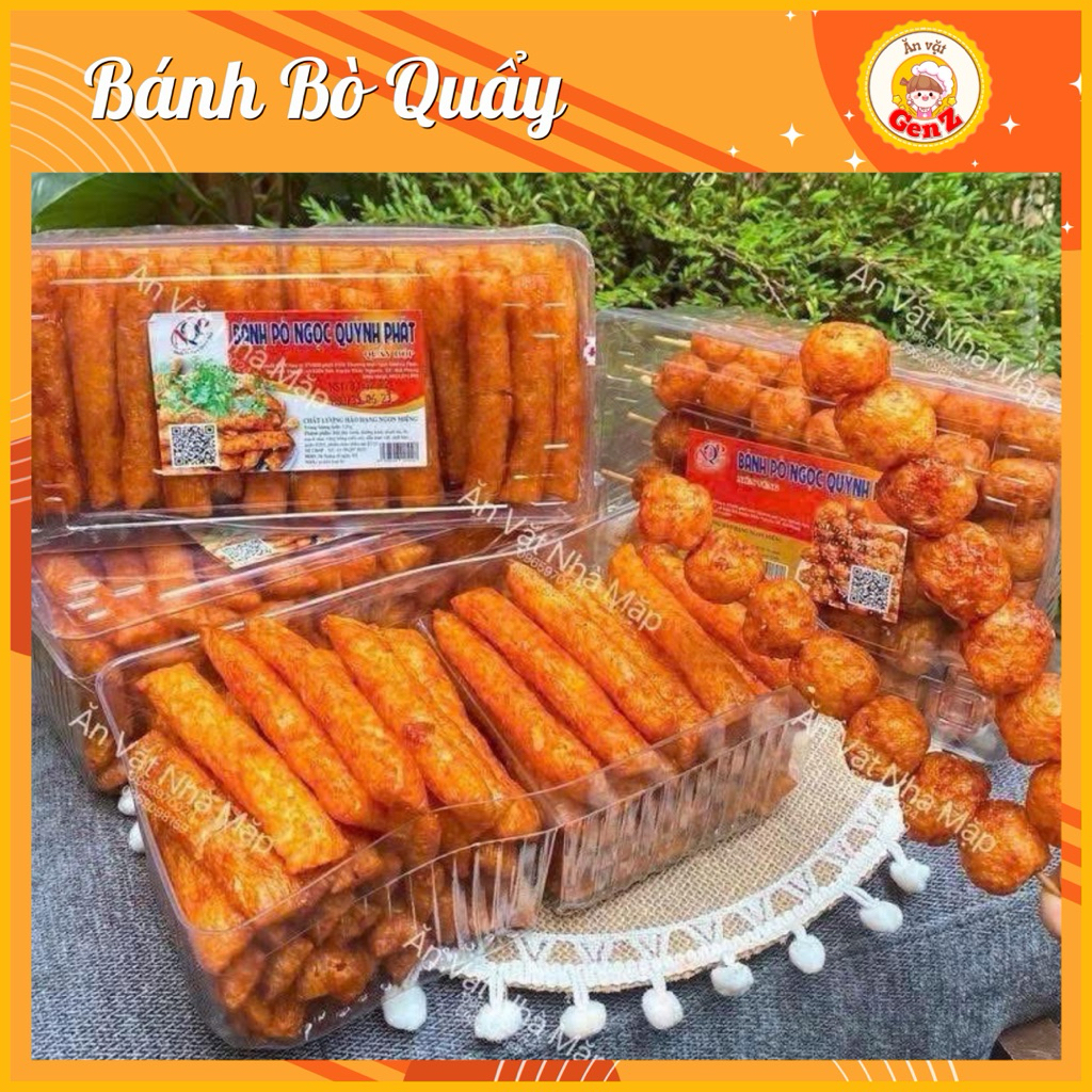 Bánh Pò Quẩy Hộp Ngọc Quỳnh, đồ ăn vặt tuổi thơ, đồ 1k