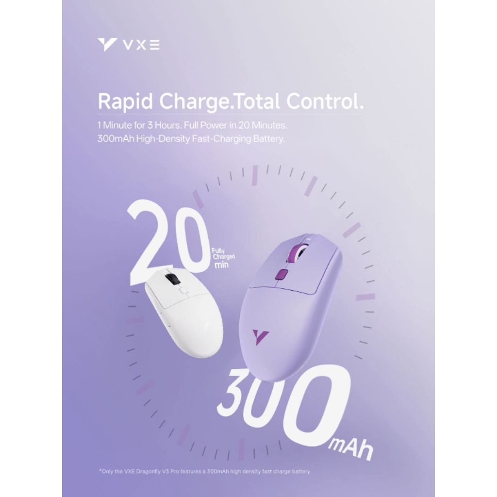 Chuột Gaming Không Dây VXE Dragonfly V3 / V3 Pro – Siêu Nhẹ 49g, PAW3395SE, Sạc Nhanh Type-C | BigBuy360 - bigbuy360.vn