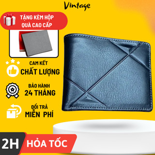 Ví da nam sang trọng lịch lãm, Bóp tiền nam mềm mịn phong cách thời trang -Tặng kèm hộp