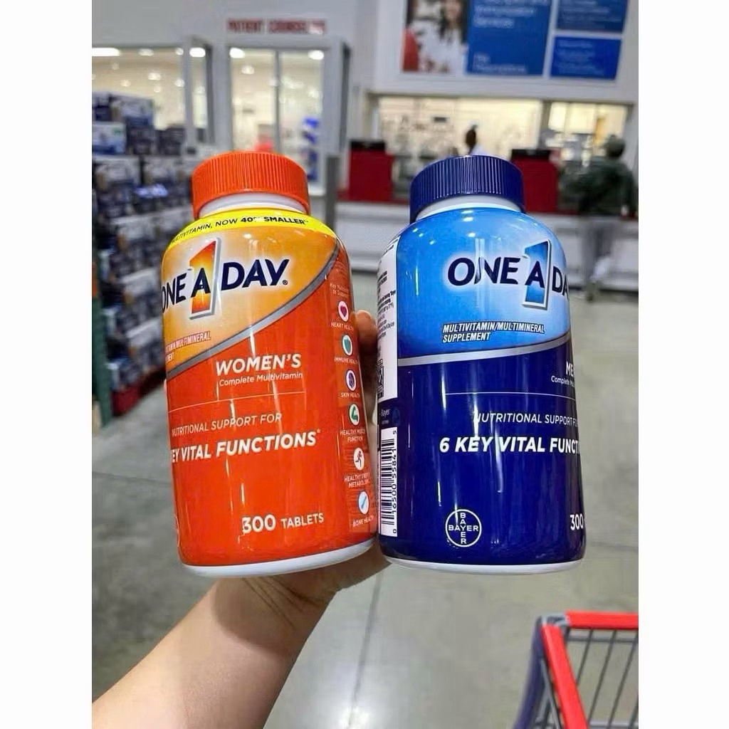 Vitamin Tổng Hợp One A Day Men’s / Women’s 50 Tuổi 300 Viên Mỹ.