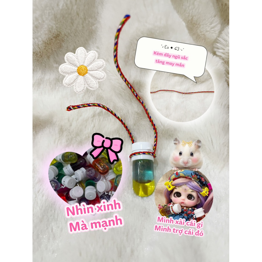 Lọ MS dầu TSM dây ngũ sắc (một lọ, màu ngẫu nhiên)