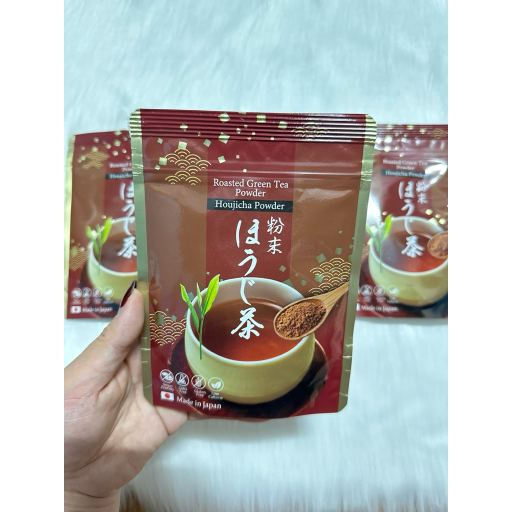 Bột Trà Rang Houjicha Nhật Bản Kanes 50g