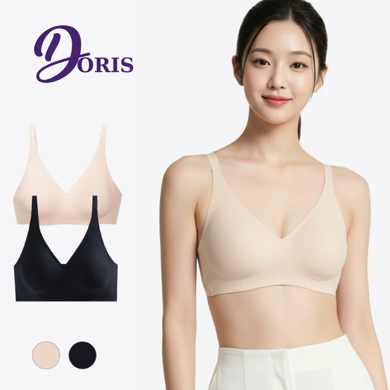Áo Ngực Không Gọng Đúc Su Đệm Mỏng – Áo Lót Nữ Mềm Mại Co Giãn Thoải Mái, Mặc Mát DORIS 5509