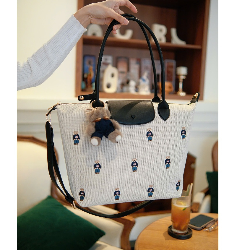 [BST MỚI ]Túi Tote GUOO - TTWN BEAR GUOO BEAR  chính hãng đi học, đi chơi, đi làm size Xl