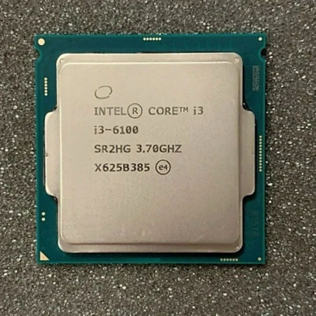 CPU Intel Core i3-6100 (3.7GHz, 2 nhân 4 luồng, 3MB Cache)
