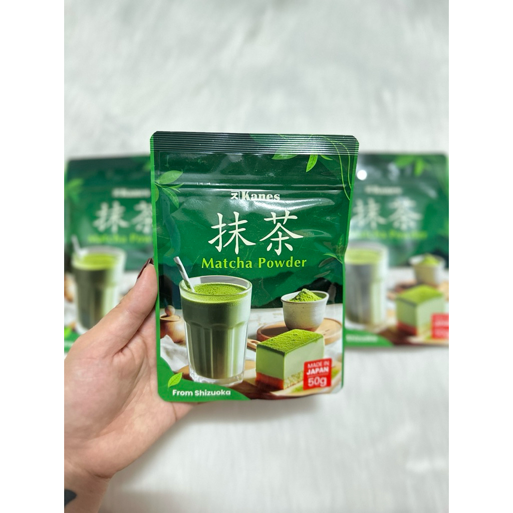Bột trà xanh Matcha Nhật Bản Kanes 50g