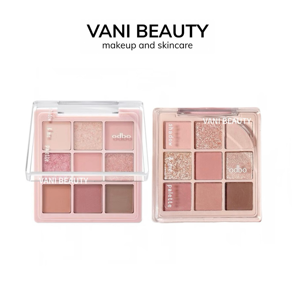 Bảng phấn mắt Odbo 9 ô Odbo Shadow & Me Palette 6.5g