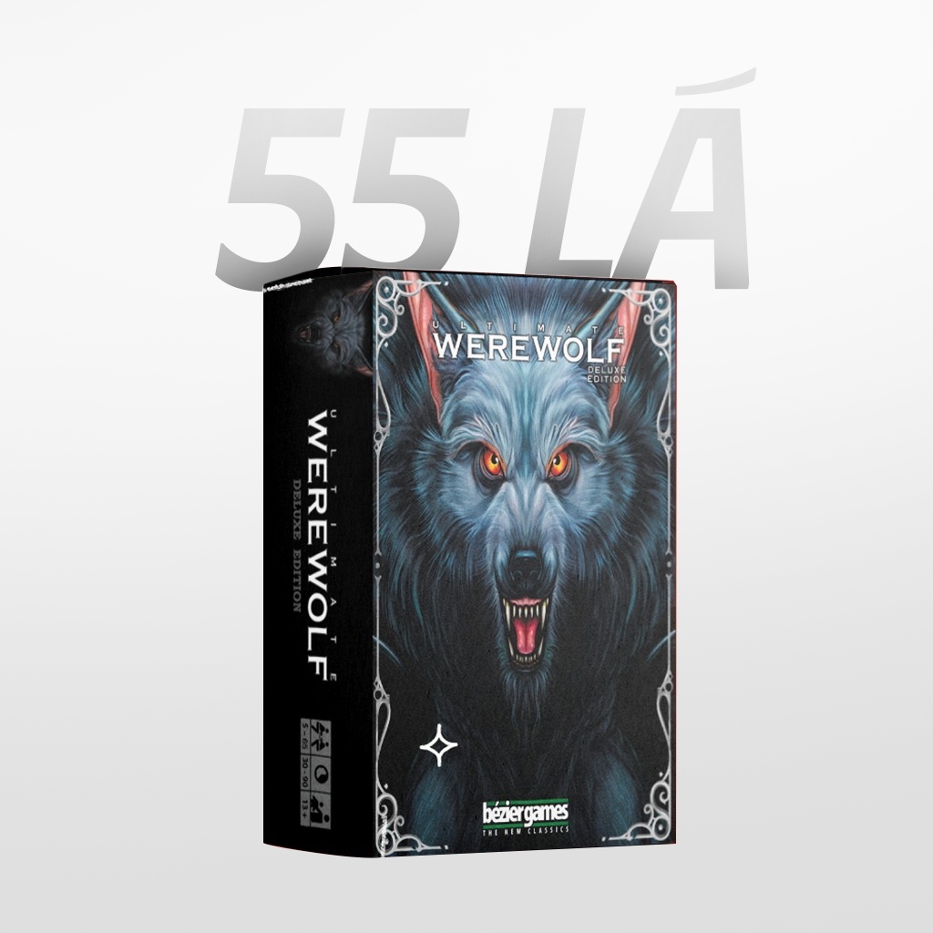 Bài Ma Sói Việt Hóa 55 Lá - Bộ Bài Boardgame Giải Trí Nhóm Bạn Chất Giấy Dày Cao Cấp Siêu Tiện Lợi