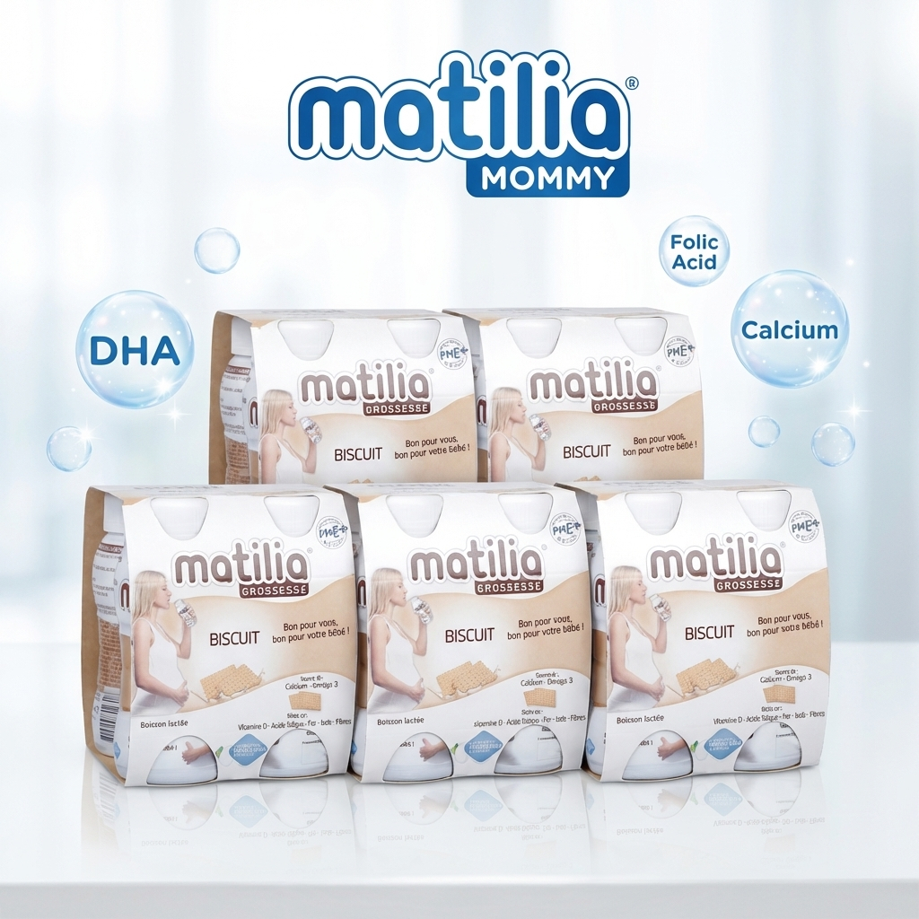 Sữa Bầu Matilia Vị Bích Quy - set 6 lốc