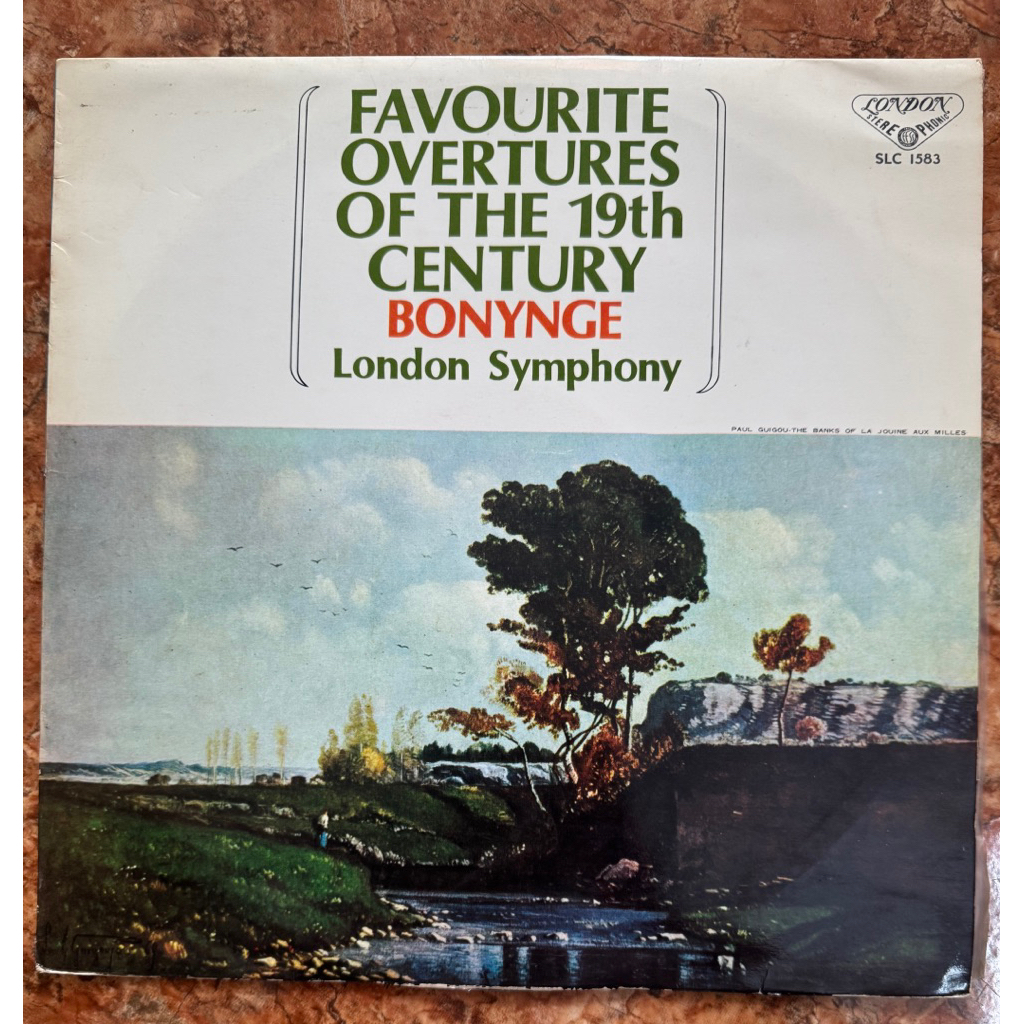 ĐĨA THAN - Favourite Overtures of the 19th Century  Nhạc trưởng Richard Bonynge Dàn nhạc Giao hưởng 